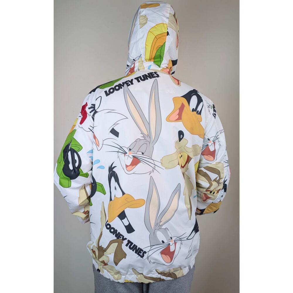 Looney Tunes Members Only Mens Jacket Windbreaker Large Multicolor Streetwear - Picture 6 of 13